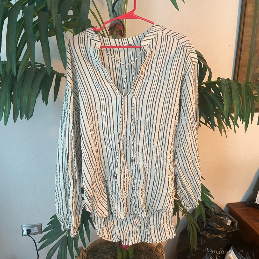 Free People Striped Tunic